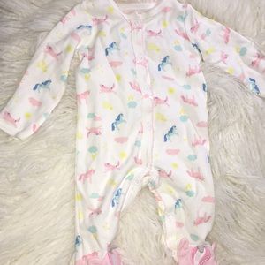 Unicorn baby pajamas